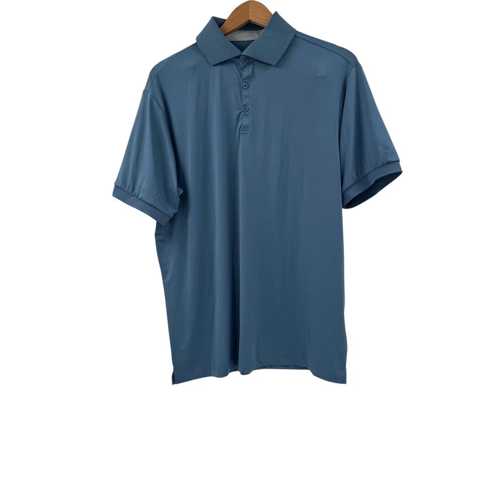 NWOT Mio Marino blue polo shirt